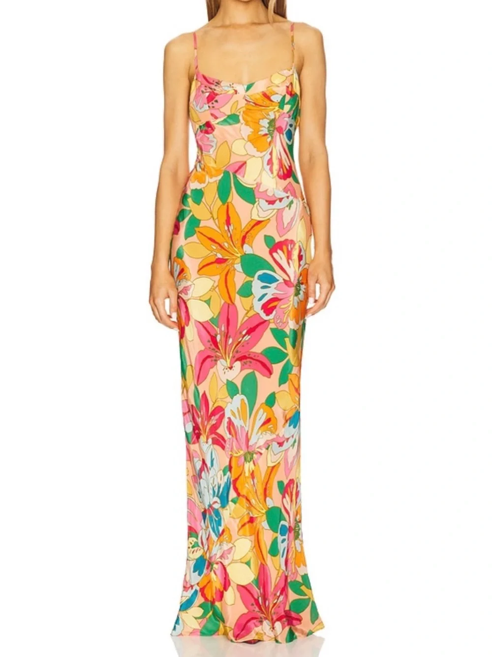 AMANDA UPRICHARD janeiro maxi dress in botanico